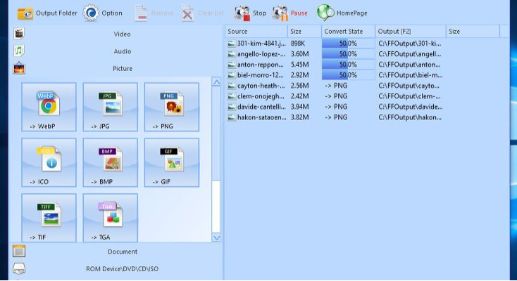 Phần mềm đổi đuôi video Format Factory